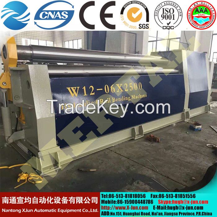 Promotion! Mclw12xnc-60*3000 Large Hydraulic CNC Four Roller Plate Bending/Rolling Machine