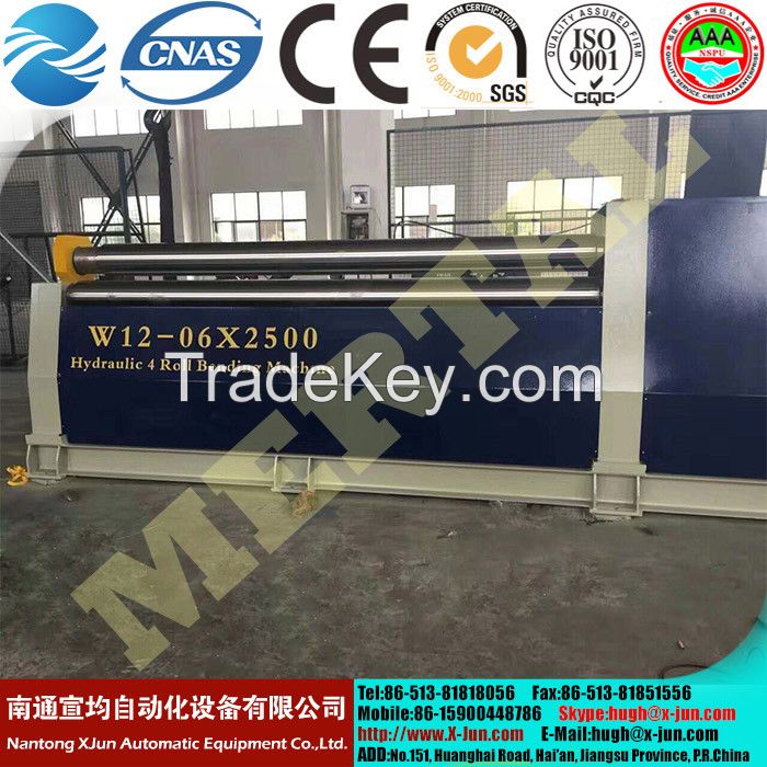 Promotion! Mclw12xnc-60*3000 Large Hydraulic CNC Four Roller Plate Bending/Rolling Machine