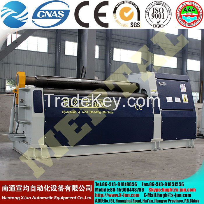 Promotion! Mclw12xnc-60*3000 Large Hydraulic CNC Four Roller Plate Bending/Rolling Machine