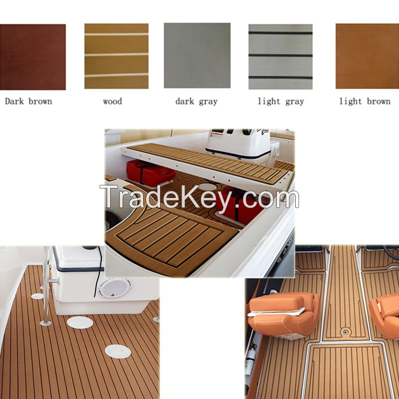 XYF high quality boat floor mat synthetic eva faux teak decking sheet
