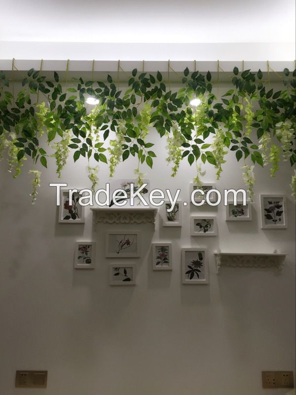 artificial wisteria flowers ceiling decoration