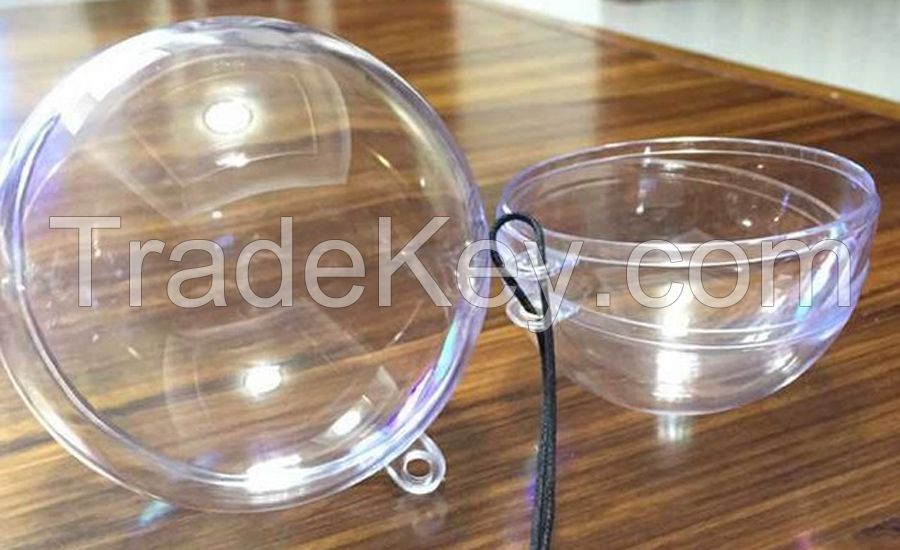 Plastic fillable balls christmas decoration