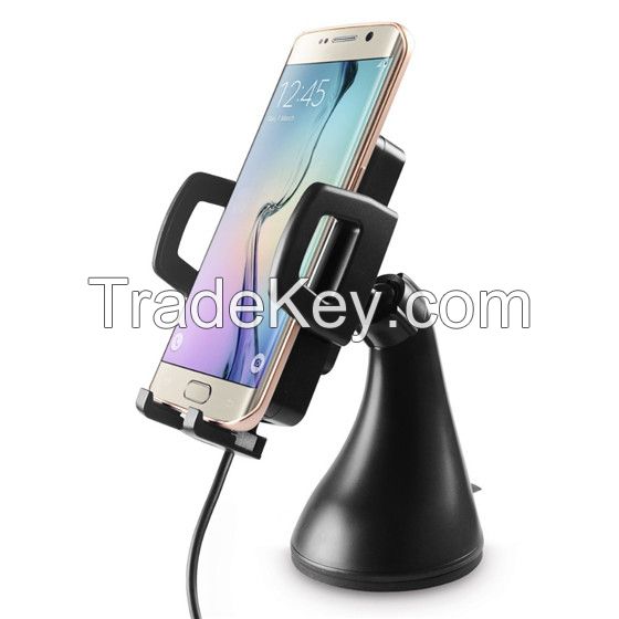 Wireless mobile phone Car Charger 10W Electric Type 1 Coil Fast Wireless Charging Pad