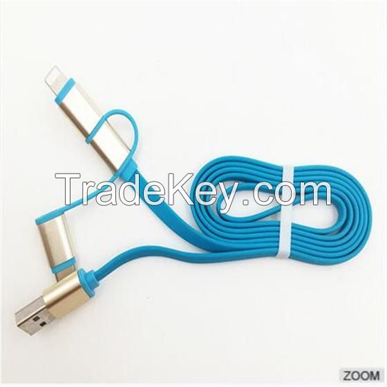 Type C 3 in 1 Multi USB Cable, Type C Cable with Fast Charging