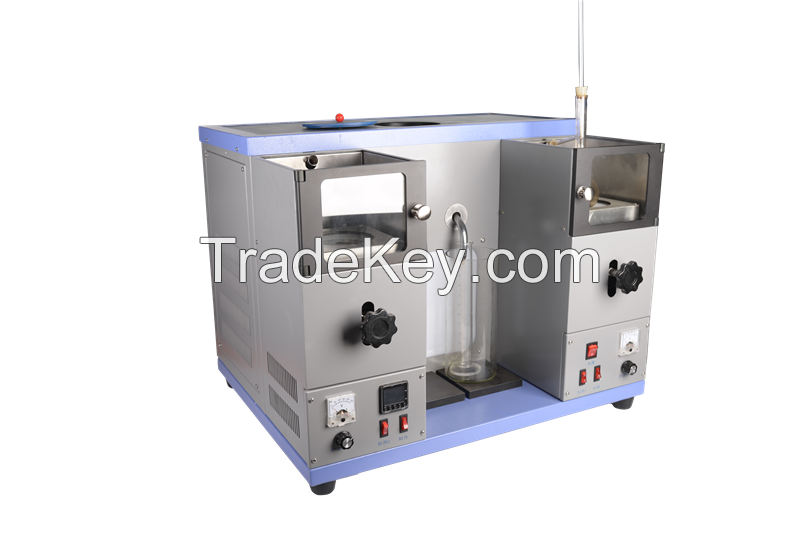 Petroleum product distillation tester (low temperature double tube)