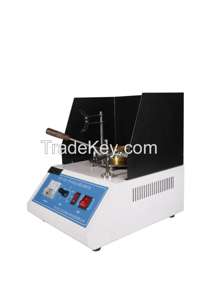 Open flash point and ignition point tester