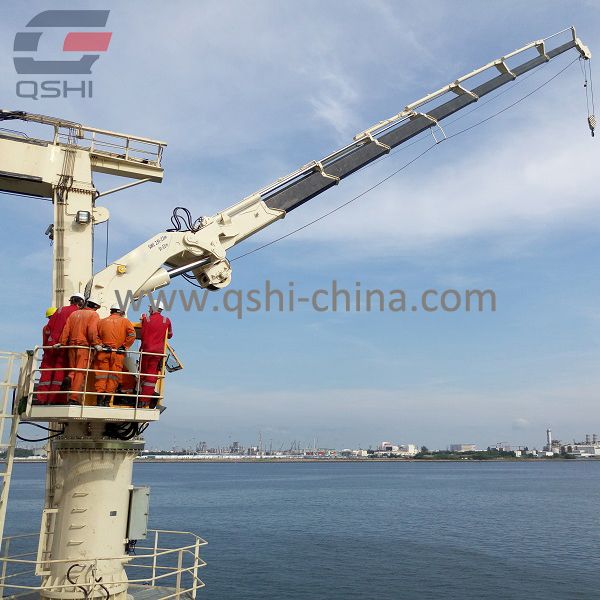Hydraulic Telescopic Boom Crane with CCS/ABS/BV Certificate