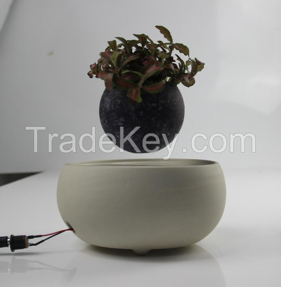 Ceramic base magnetic air bonsai for gift 0-300g