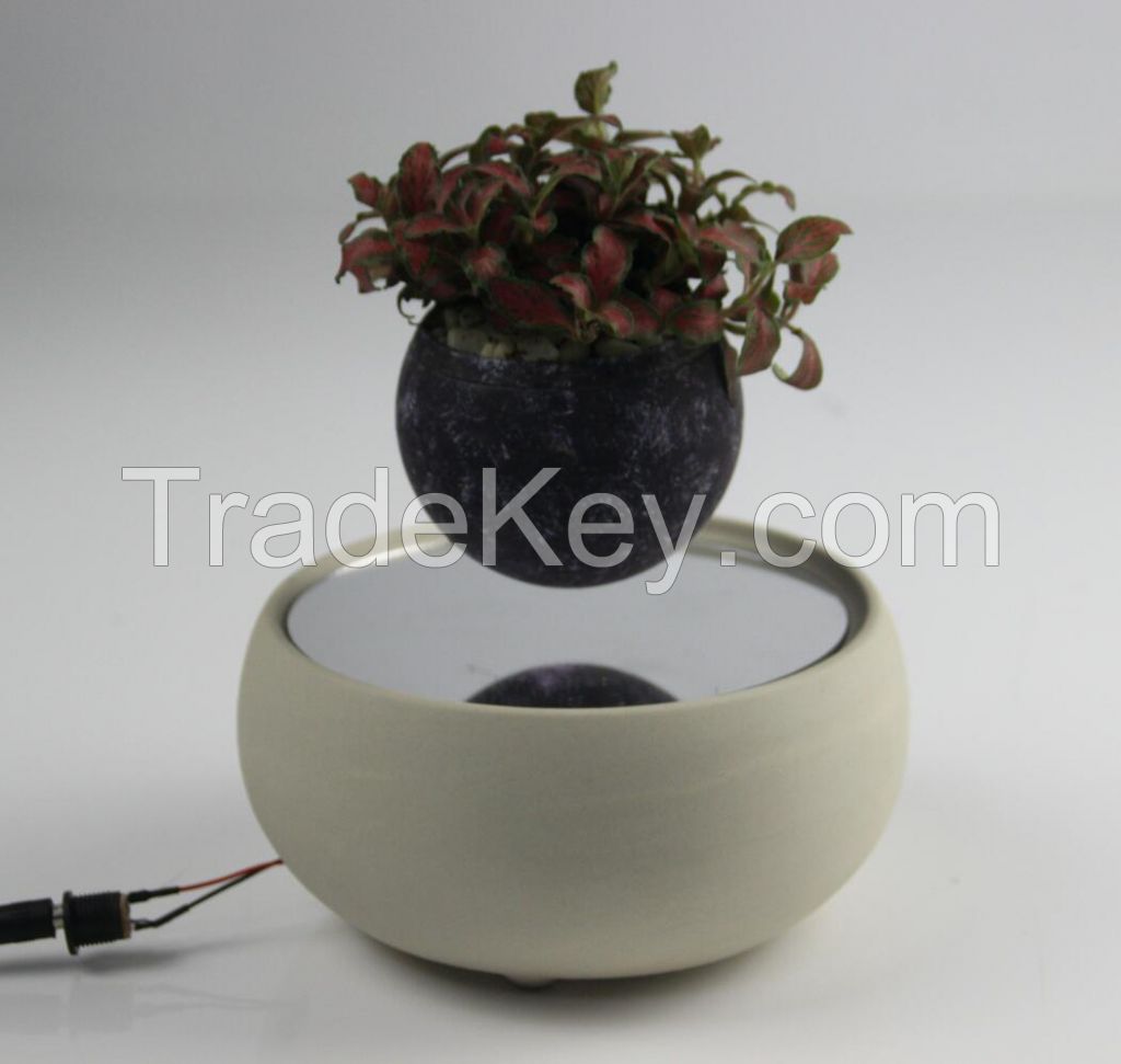 Ceramic base magnetic air bonsai for gift 0-300g