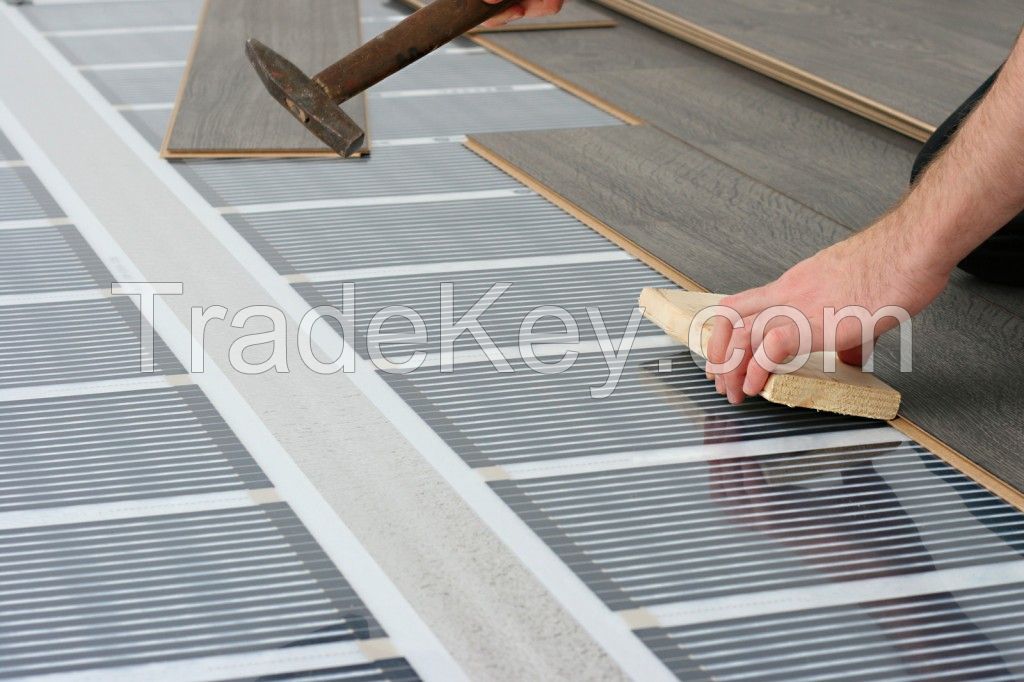 Electric floor heating sheets