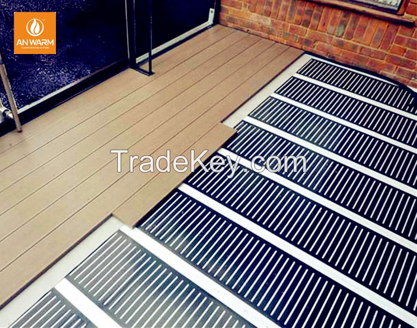 An Warm carbon polymer floor heating elements