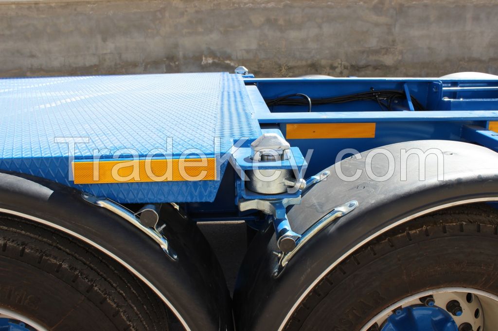 container flatbed semi-trailer