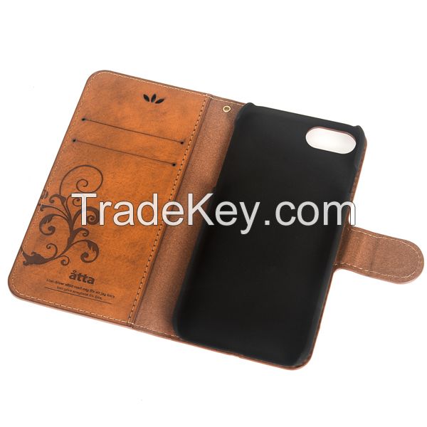 Handmade iPhone 6 Plus/ 6s Plus Leather Wallet Case