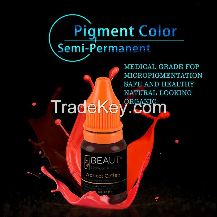 Organic Ink pigment For semi Permanent Makeup Microblading Cosmetic Tattoo machine