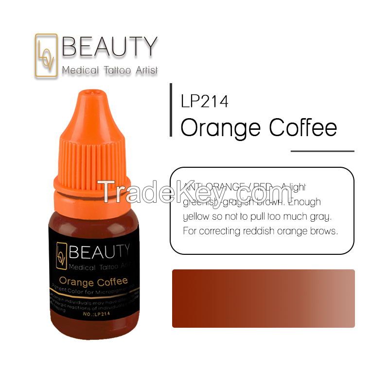Organic Ink pigment For semi Permanent Makeup Microblading Cosmetic Tattoo machine