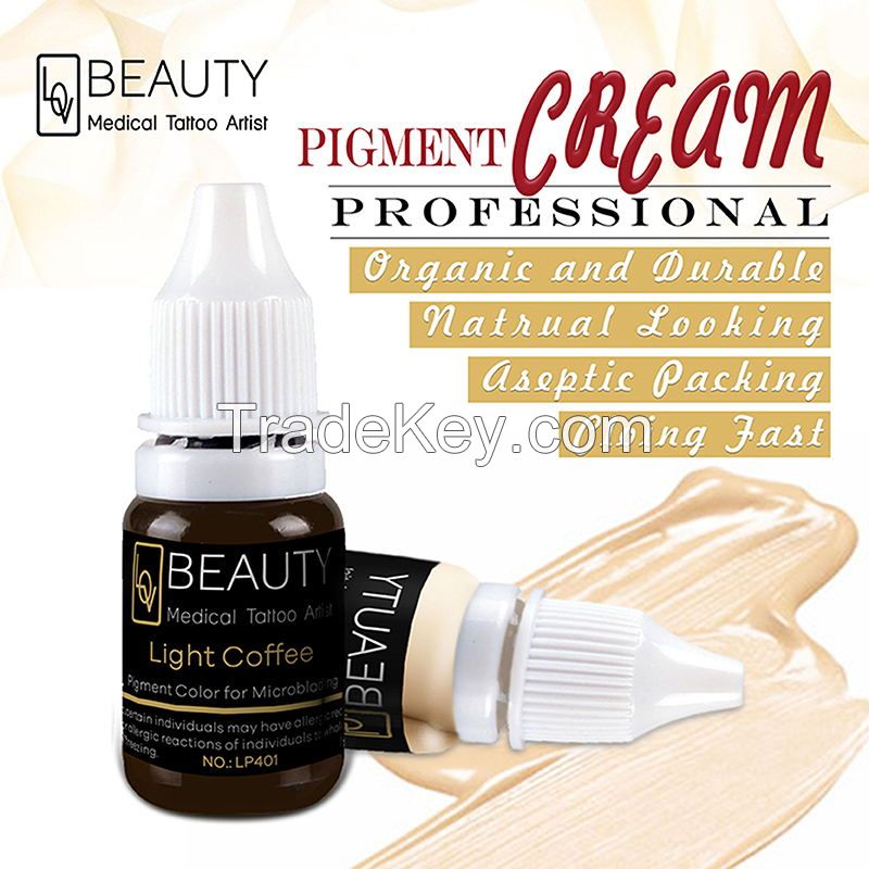 Organic Ink pigment Cream For semi Permanent Makeup Microblading Cosmetic Tattoo