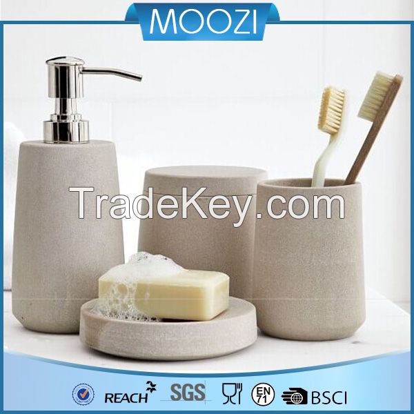 private label home decor oem service ceramic bathroom set