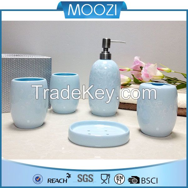 private label home decor oem service ceramic bathroom set