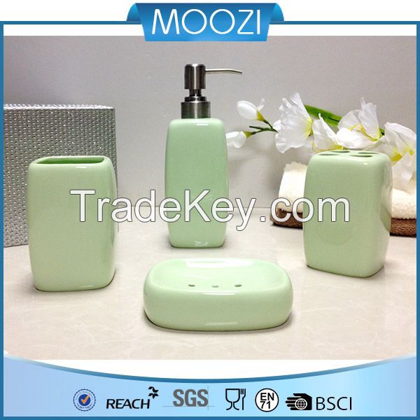 private label home decor oem service ceramic bathroom set