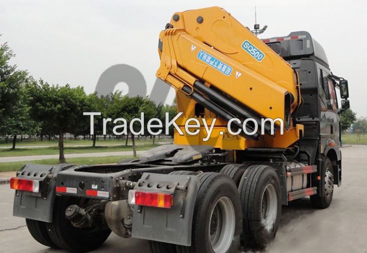 Low Cost Pick Up Mobil Knuckle Boom Truck Mounted Hydraulic Crane Loader