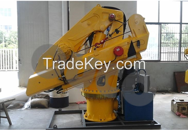 2t Folding Crane Knuckle Boom Crane Marine Crane Pedestal Crane