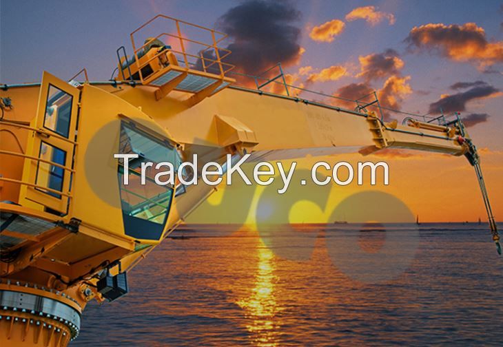 Offshore Crane 40m Long Boom Crane Marine Hydraulic Deck Crane Machine