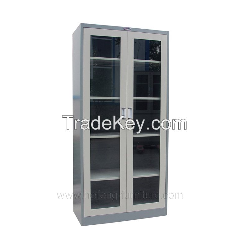 Glass door filing cabinet