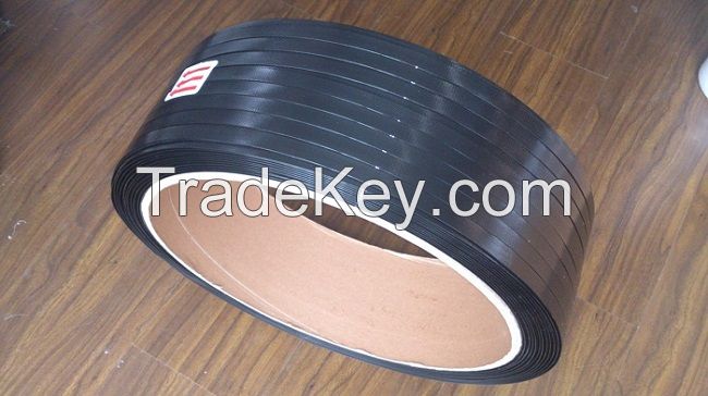 Black Color PET Strap for strapping and packing with cheap price