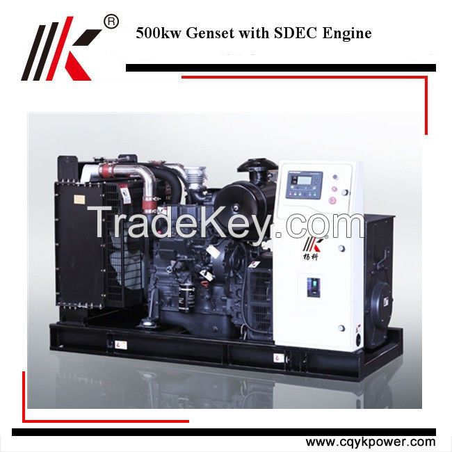 Cheap 500kw water cooled power motor engine generator diesel kva with price