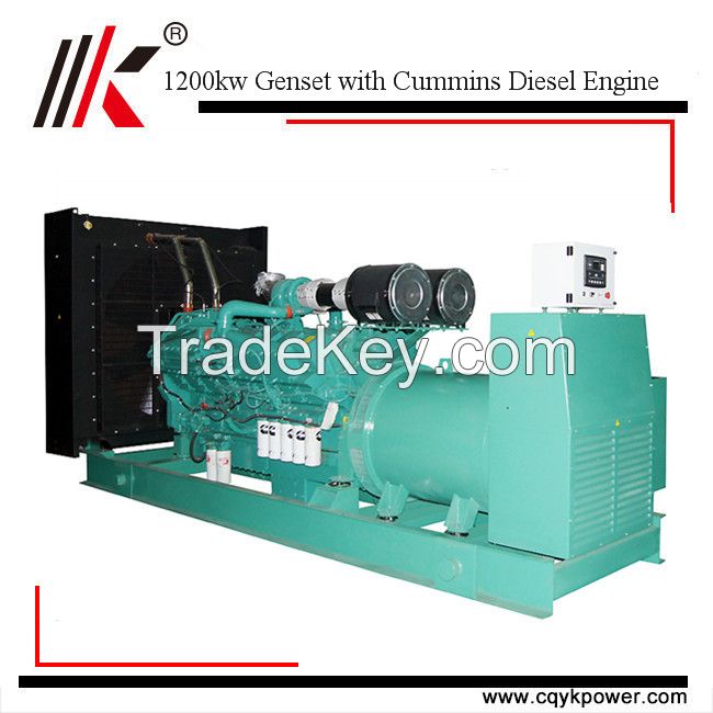 High quality 1200kw 1500 kva KTA50-G3 Cummins engine diesel generator