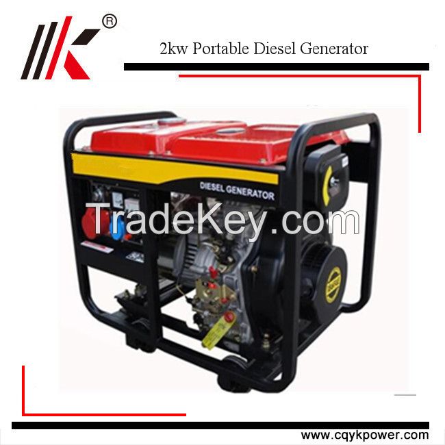 2017 new design small 2kw diesel generator