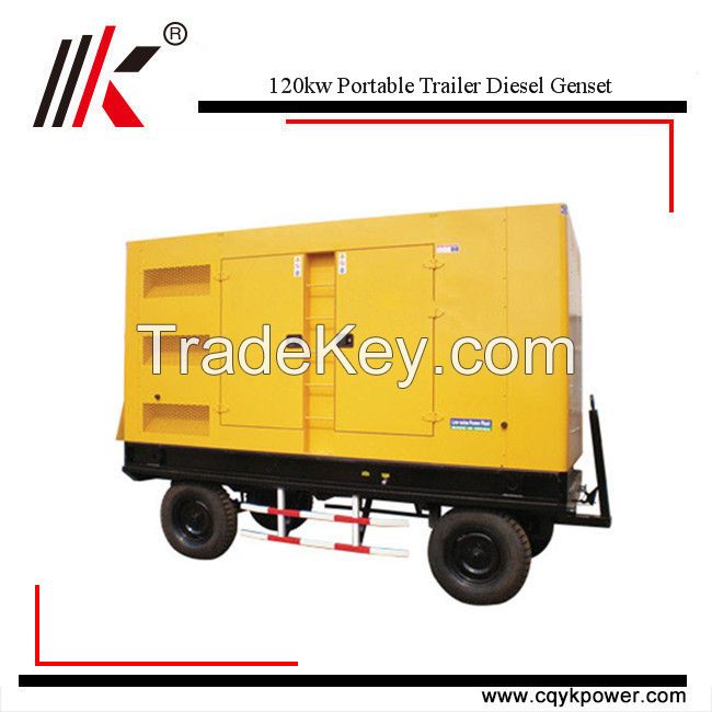 Cheap low fuel consumption portable 150kva diesel generator