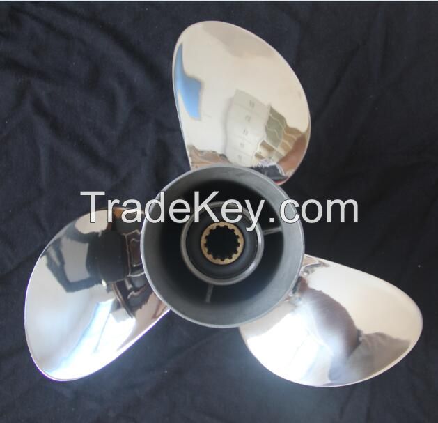 3 Blades Aluminum Alloy Boat Propeller For Outboard Engine 