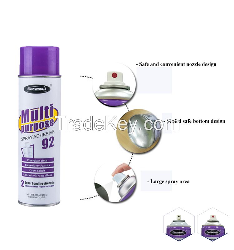 Sprayidea 92 New Invention Multi-purpose Composite And Light Material Spray Adhesive