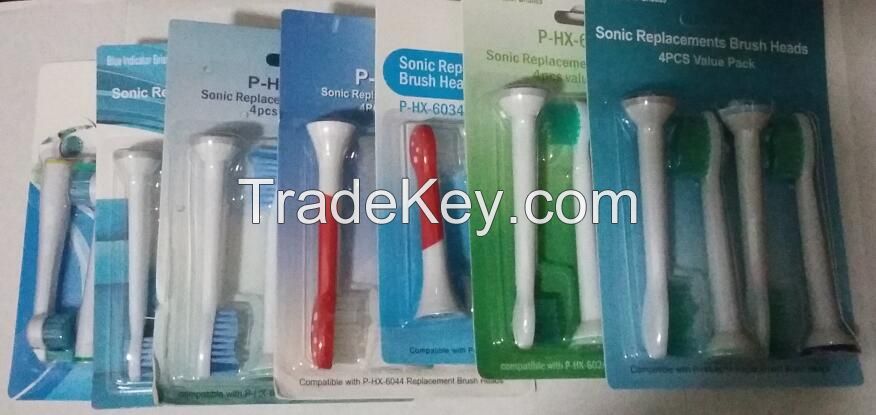 all models electric toothbrush heads HX6014 HX6054 HX7001