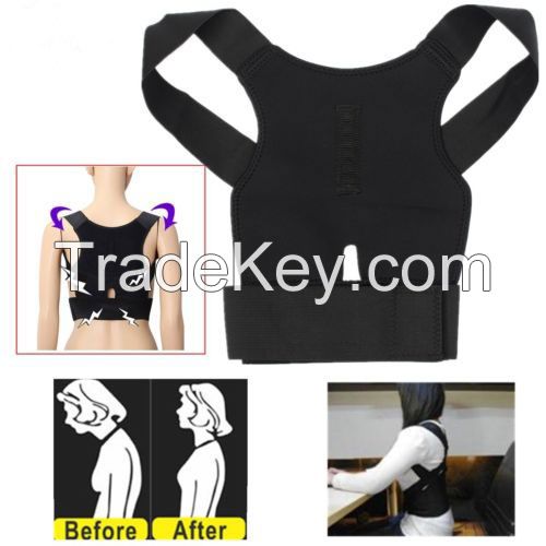 Magnetic Therapy Posture Support Corrector Correction Body Back Pain Lumbar Belt Shoulder Brace Shoulder Support