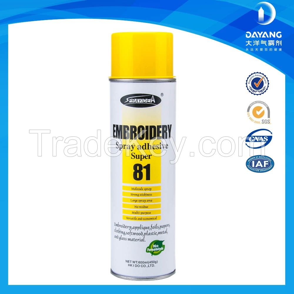 Sprayidea 81Temporary Adhesive Spray For Bonding Fabric and Paper