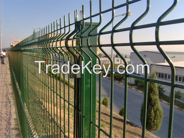 PANEL FENCING SYSTEM  GALVANISED AND PVC  COATED