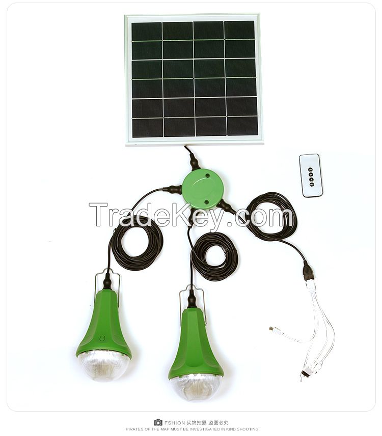 Portable Solar LED Lamp Solar Lighting System Emergency Lamp