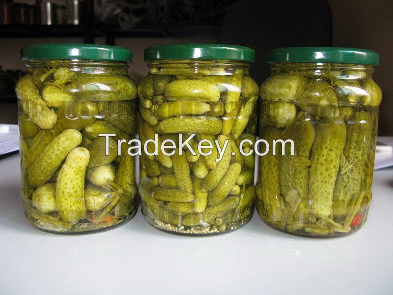 Vietnamese Canned Pickled Cucumber In Glass Jar