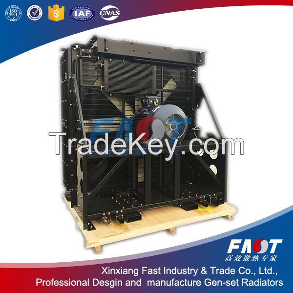 Good quality MTU 16V4000G23 remote radiator for power station
