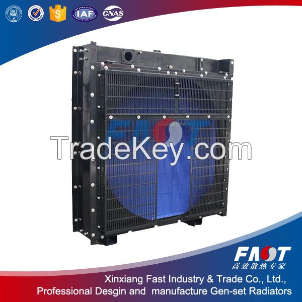 Cummins anti-corresion KTA50-G3 Diesel generator radiator in China