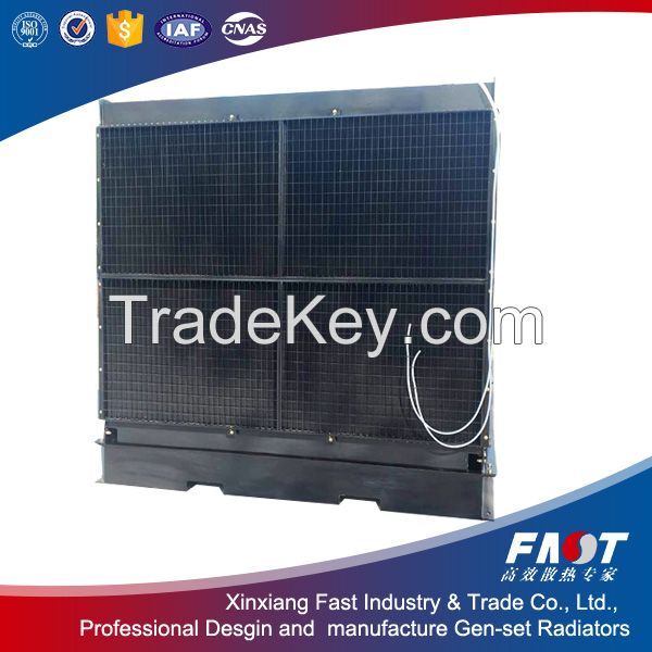 High performance CAT 3516E diesel generator radiators on sale