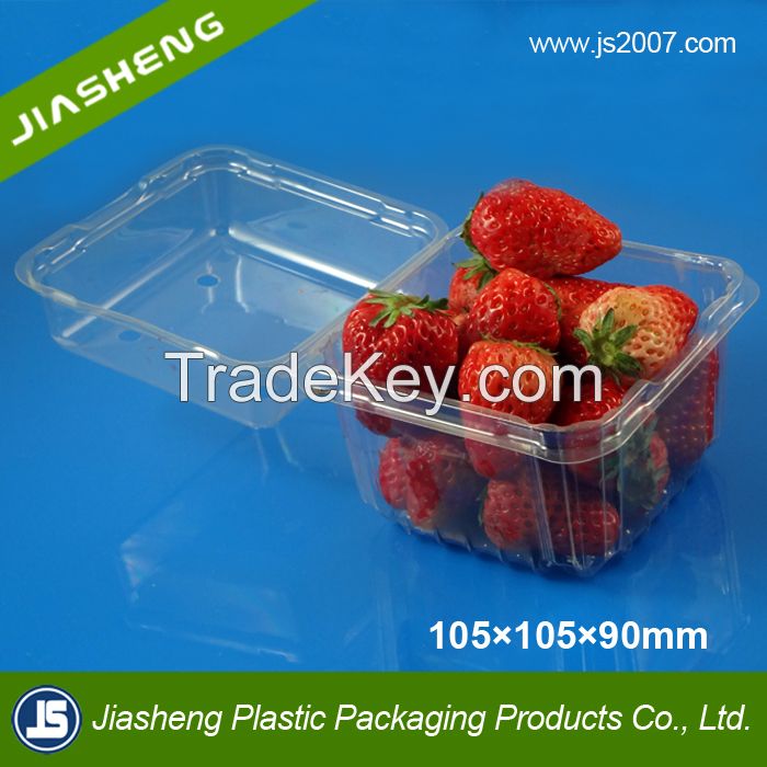 China Suppliers Biodegradable Food Grade Plastic Transparent Fresh Fruit Container