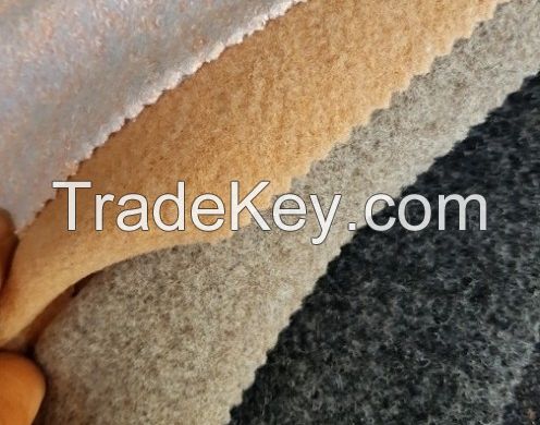 Wool Blended Terry and Melton Types of Woven Fabrics 58&amp;quot;