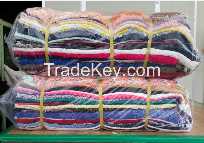 Raschel Lace Solid Dyed Knit Remnant 4~6M/KG