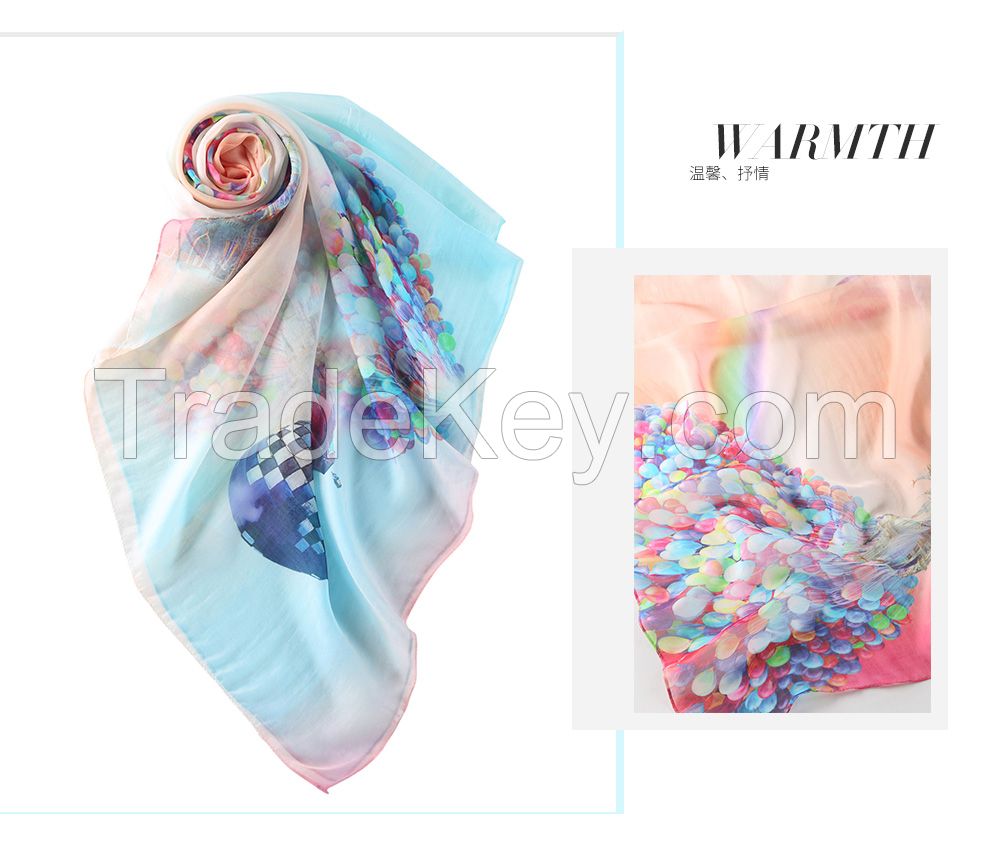original Chinese style picture fashion silk scarf