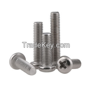 304 stainless steel UNC cross recessed pan head screws 8#-32