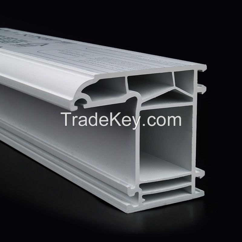 durable plastic extrusion vertical PVC window profiles