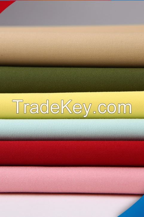 combed cotton fabric hign yarn count twill fabric for Chino and shirt China made